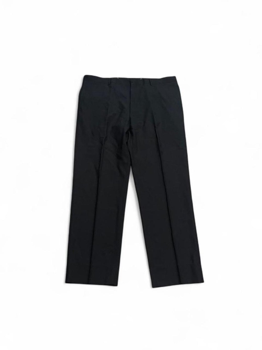 Polo Ralph Lauren Men 40x32 Black Preston Virgin Wool Xtrafine Dress Pants Italy